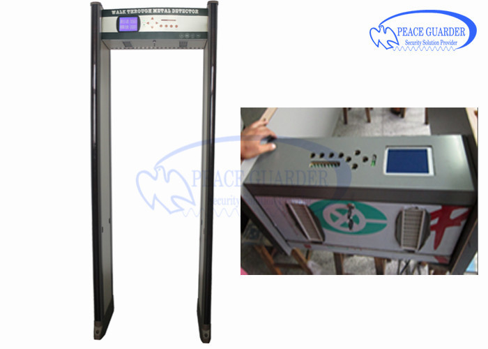 45 Pinpoint Zoneswalk Through Scanner , Metal Detector Frame For Prison Security