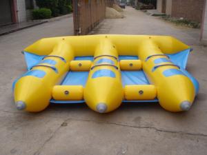 China Hot Air Welded Inflatable Flying Fish Boat for 6 Passengers factory