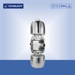 DN25 Multiport Sanitary Diaphragm Valve , Three Ports Two Control Valves