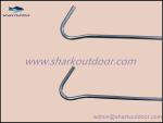 Zinc plated steel round wire tent pegs for outdoor camping