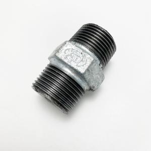China Male thread water plumbing galvanized pipe connect equal hex pipe nipple factory