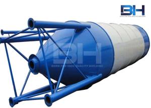 China Excellent Performance Cylindrical Cement Plant Silo With Pressure Safety Valve factory