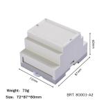 72*87*60mm Din Rail Enclosure For Electronic Project Industrial Diy Fireproof