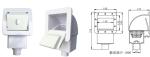 White Smart 1.5" Swimming Pool Wall Skimmer