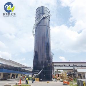 China Dark Blue Dark Green GFS Glass Fused To Steel Tanks For Industrial Chemical Storage factory