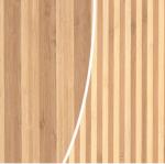 Smoke Proof Modern Pvc Wall Panels Bamboo Charcoal Wood Veneer Eco Friendly
