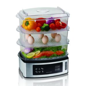 China High Power Auto off 7 programmes External water 11L Digital Stainless Steel Steam Cooker GK-SC03 factory