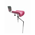 Metal PU Material Pink Luxury Leg Rest Gynecological Chair Parts