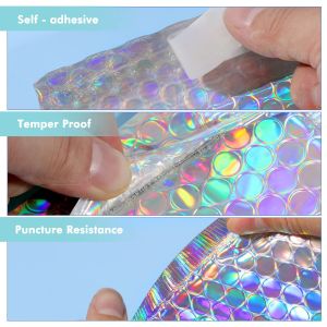 Adhesive Seal Closure Envelopes Shipping Bags Rainbow Color For Mailing Packing