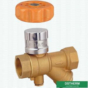 China HVAC System PN25 Thread Lockable Brass Radiator Valve factory