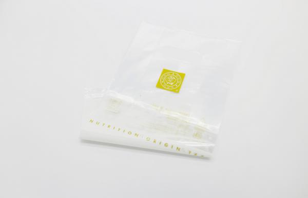 CMYK Recycled Take Away Carry Plastic Bag Coffee Drink Cup Packaging Custom Logo