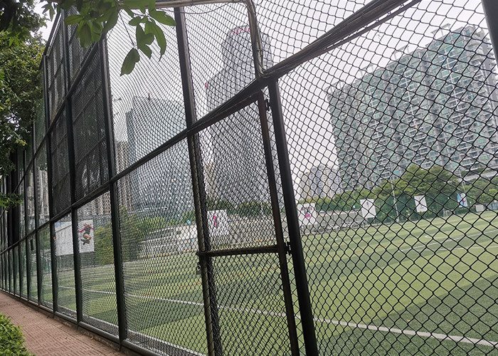 Heat Treated 10'' Height Interlink Chain Link Fence for Commercial