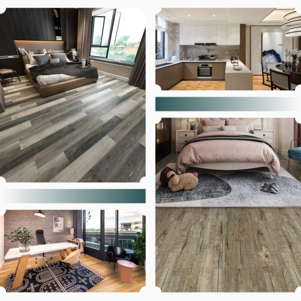 Formaldehyde E0 SPC Flooring PVC With Limestone Raw Material Superior Durability Flooring Solution for Commercial and Residential Applications