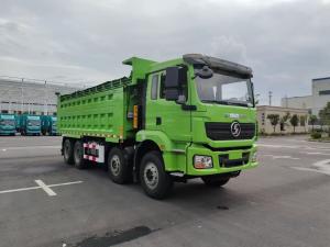 China New Heavy Duty SHACMAN H3000 Dump Truck 8x4 375Hp EuroV Green 12 Wheels Tipper factory
