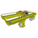 450T Load Double Girders EOT Workshop Overhead Crane Heavy Duty