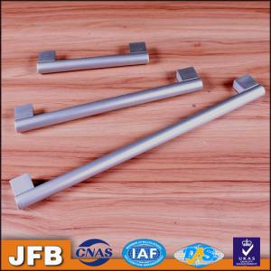 China Aluminum extrusion furniture accessory standard stock aluminum door handle Solid square aluminum handle factory