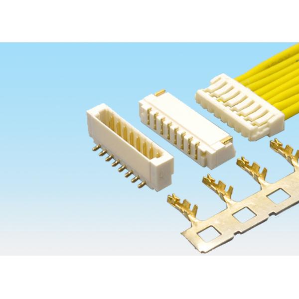 China SMD 0.8mm Pitch Electronic Wire Connectors , 2 - 20 Pin PCB Connectors Wire To Board factory