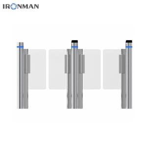 China Speed Gate Turnstile with 10mm Acrylic, Swing Turnstile For Hospitals / Hotels factory