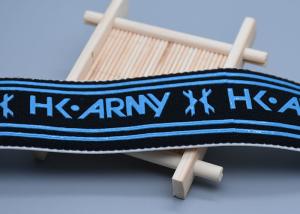 China 40mm Cotton Non Slip Elastic Band With Printed Silicone Logo factory