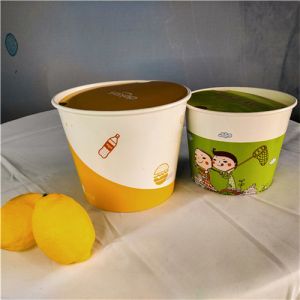 Restaurant 400GSM Package Paper Box Take Out Disposable Food Containers