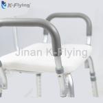 Aluminum Alloy Adjustable Height Shower Chair With Wheels Elderly Senior
