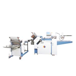 China Cross Fold Paper Folding Machine With 480mm Width 12 Buckle Plate factory