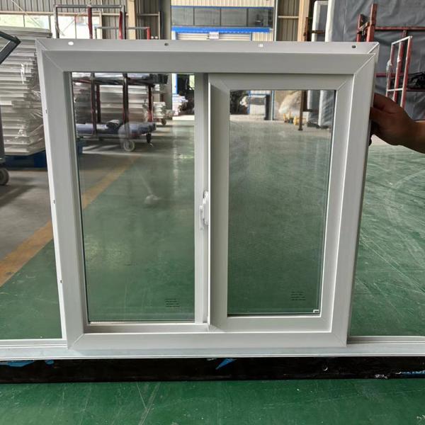 Friction Hinge UPVC Sliding Window And Door Standard Notch Design With Float