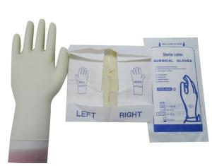 China Comfortable Sterile Latex Surgical Gloves Micro Rough Surface Texture factory