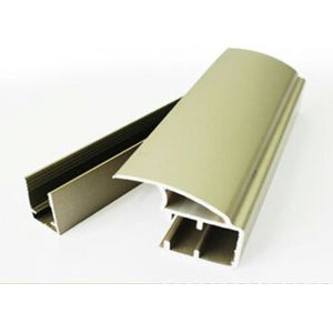 Wardrobe Anodizing Aluminum Profiles , Furniture Powder Coating Aluminum Frame