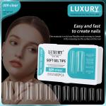 Fake Nails Tips Half Cover French Square Shaped False Nails For DIY Nail Art