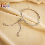 ODM Engravable Adjustable Stainless Steel Bracelet ID62mm