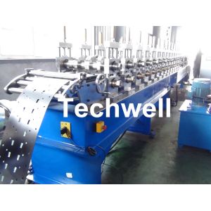 Shelf Roll Forming Machine / Cable Tray Forming Machine for Steel Rack, Steel