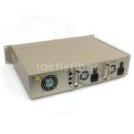 2U 19 Inch Fiber Optic Card Type Media Converter 16 Slots Rack Mount Chassis
