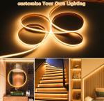 Indoor Decoration COB LED Flexible Strip Lights High Density 512 Leds 10mm 24W