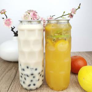 China 0.5 Liter Clear Plastic Drinking Bottles Homemade Beverages Cold Pressed Juices factory