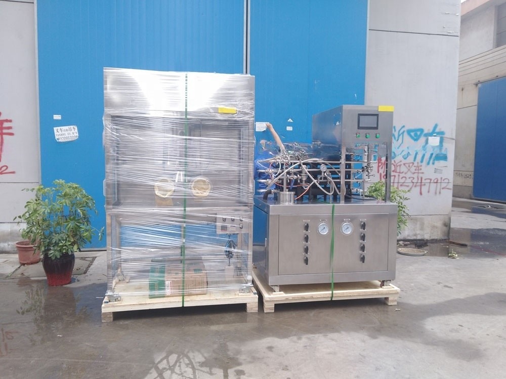 Sterilizing Full Automatic Mini Lab UHT Milk Pasteurization Machine