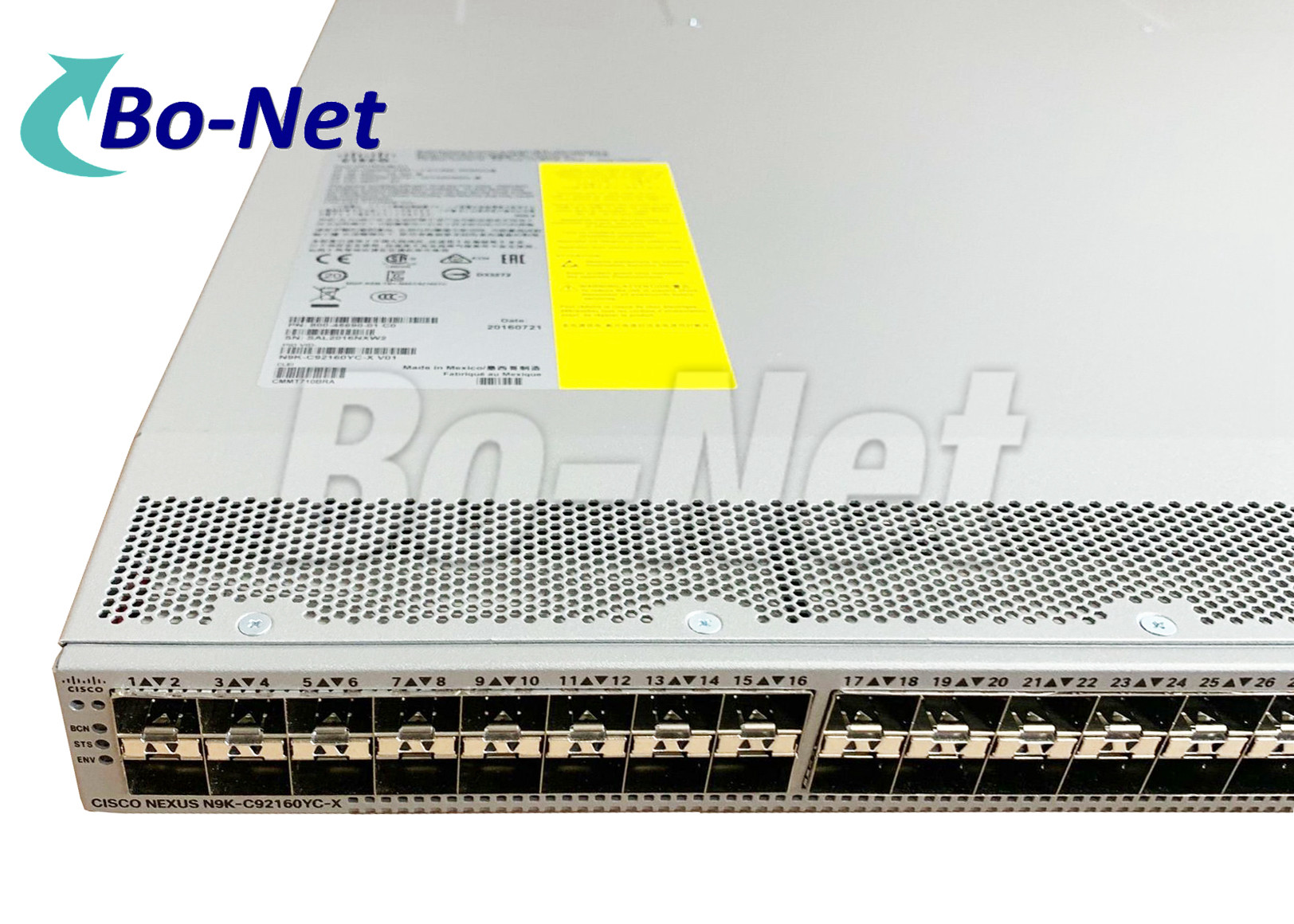 Cisco Gigabit Switch Nexus 9300 Series N9K-C92160YC-X-C Leaf Switch