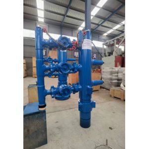 China High Pressure Double Plugs Drill Pipe Cement Head API 5CT Casing Cementing Head on sale