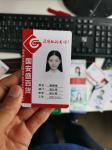 Plastic Photo Id Card Printing Machine 6×500 Ml / Set UV Ink Included