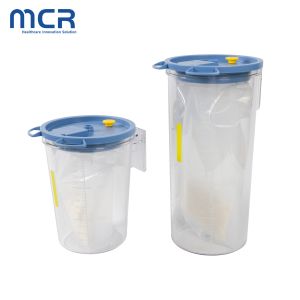 Medical Reusable Suction Liner Bag System Matching Graduated Hard Suction
