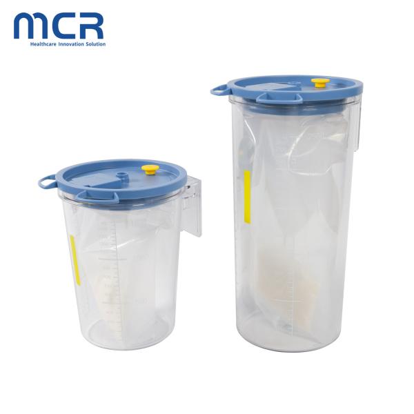 Medical Reusable Suction Liner Bag System Matching Graduated Hard Suction