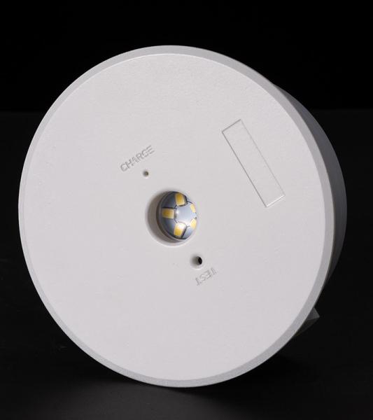 Mini Round Recessed Ceiling Mounted Led Emergency Lights Battery Rechargeable