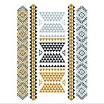 Gold Foil Body Tattoo Sticker