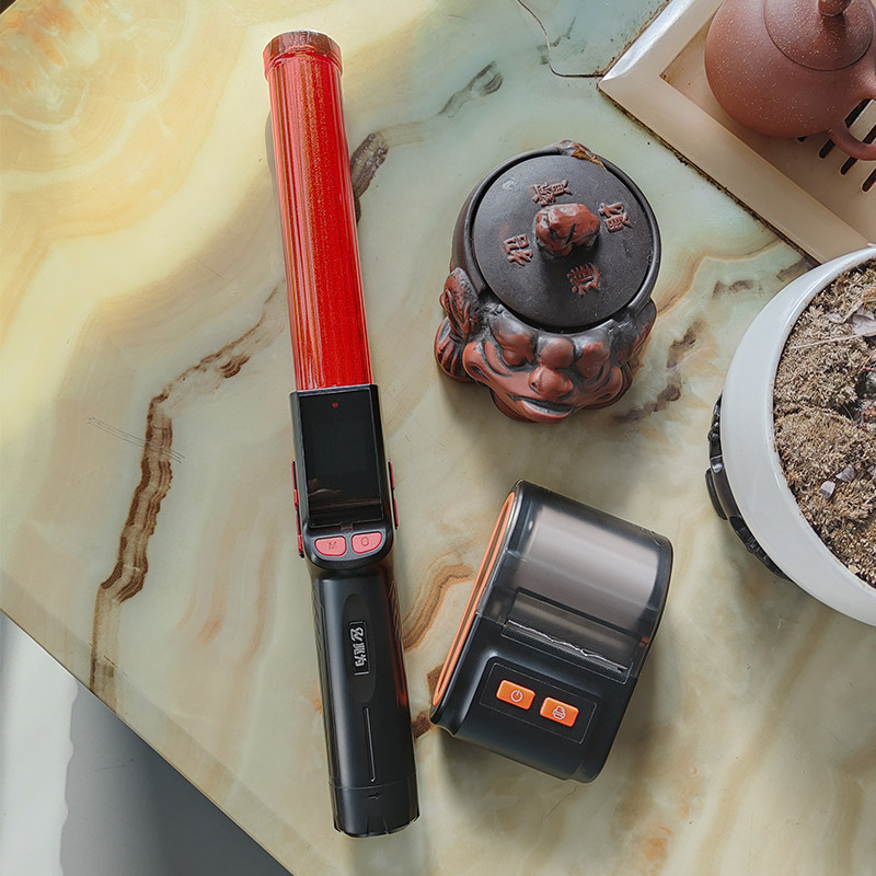 Baton Type Alcohol Breath Analyser With Printer Electrochemical Sensor