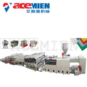 China PVC Free Foam Sheet Foam Plate Making Machine 10-20T For Mounted Panels factory