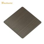 0.55mm Thickness Hairline Stainless Steel Sheet 1219x2438mm In Elevator Panels
