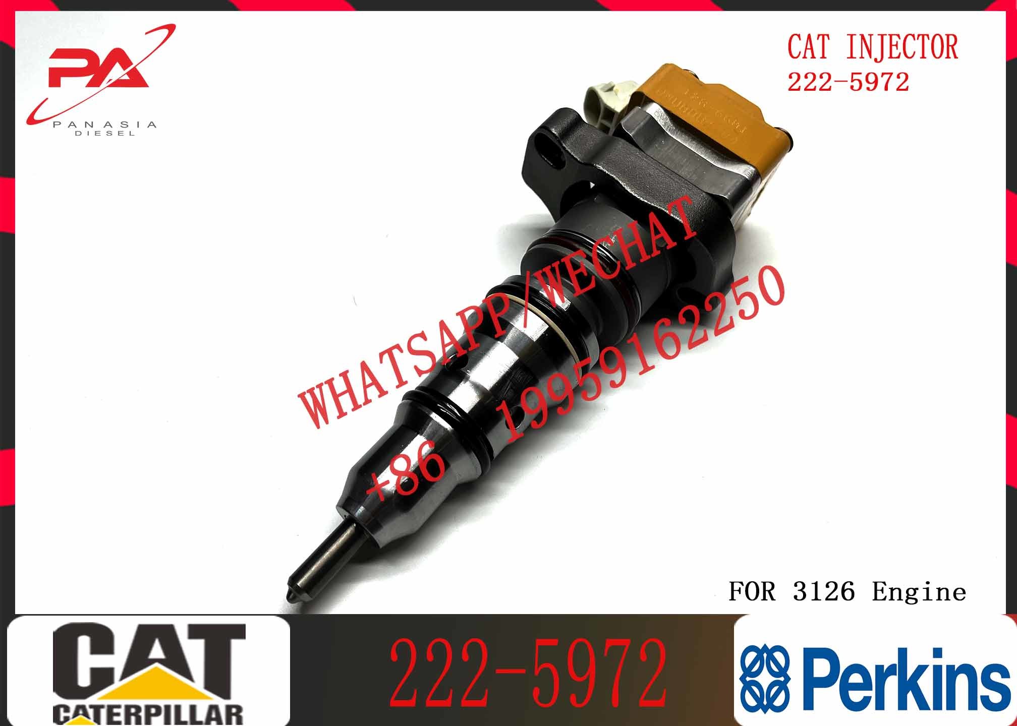 Diesel Injector 222-5972 169-7410 178-6342 135-5459 198-6605 218-4109 for Caterpillar 3126