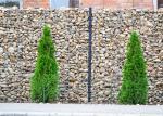 Heavy Zinc Coated Galvanized Wall Basket Square Hole Shape For Gardens / Parks