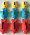 Rubber Natural Rubber Baby Toys ,Sea Creature Bath Toys With Magnetic Connectors