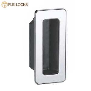 China Chrome Plating Hidden Door Pull Handles Zinc Material With High Security factory